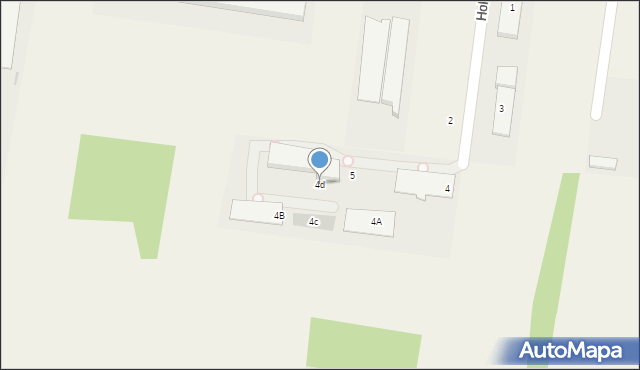 Czosnów, Holenderska, 4d, mapa Czosnów