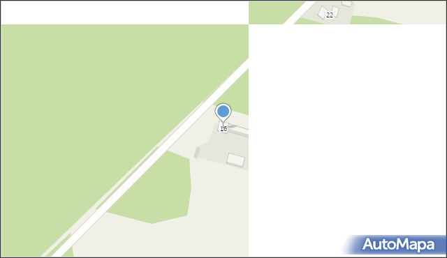 Drelów, Horodek, 16, mapa Drelów
