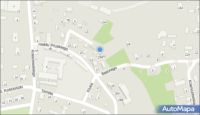 Drohiczyn, Hołdu Pruskiego, 23A, mapa Drohiczyn