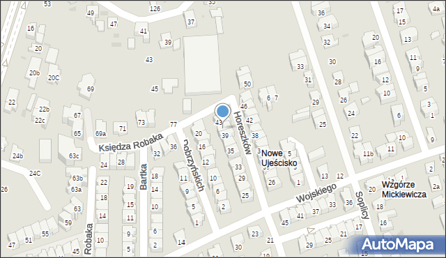 Gdańsk, Horeszków, 41, mapa Gdańska