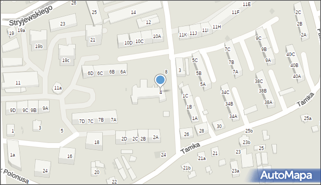 Gdańsk, Hoża, 4, mapa Gdańska