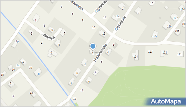 Gniewomirowice, Hodorowska, 2, mapa Gniewomirowice