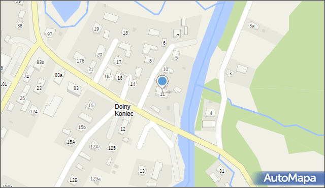 Hoczew, Hoczew, 11, mapa Hoczew