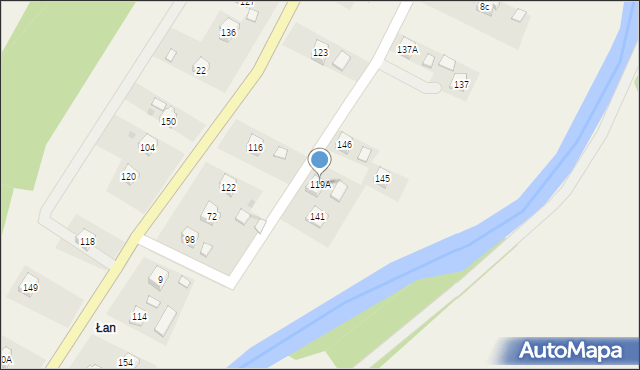 Hoczew, Hoczew, 119A, mapa Hoczew