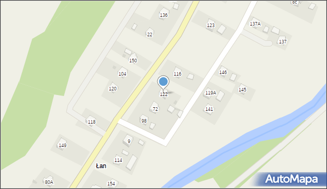 Hoczew, Hoczew, 122, mapa Hoczew