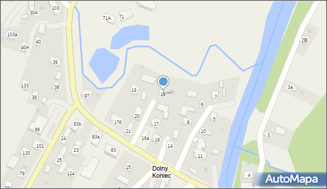 Hoczew, Hoczew, 18, mapa Hoczew