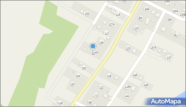 Hoczew, Hoczew, 22, mapa Hoczew