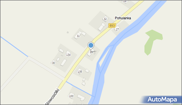 Hoczew, Hoczew, 29, mapa Hoczew