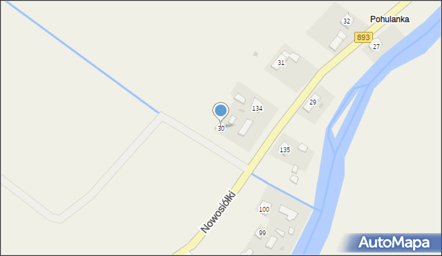 Hoczew, Hoczew, 30, mapa Hoczew