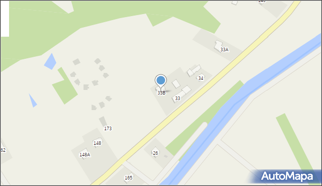 Hoczew, Hoczew, 33B, mapa Hoczew