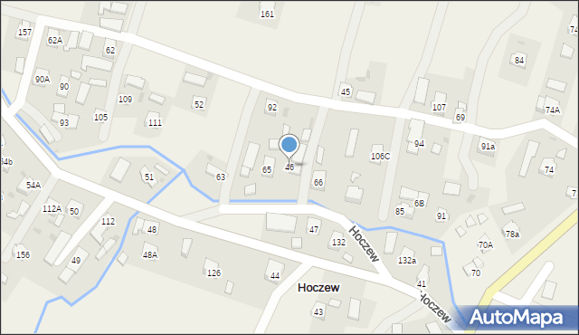 Hoczew, Hoczew, 46, mapa Hoczew