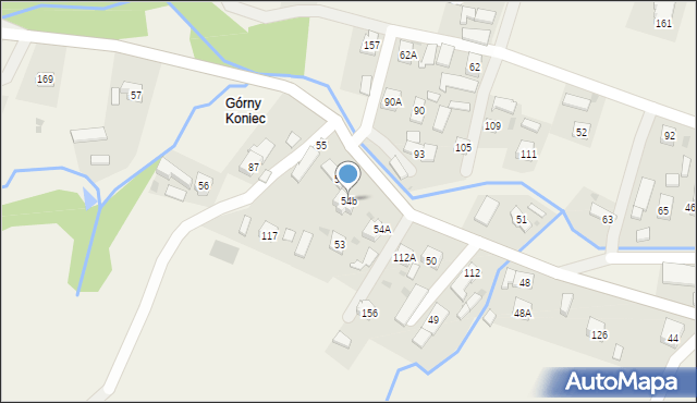 Hoczew, Hoczew, 54b, mapa Hoczew