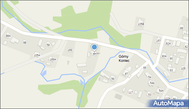 Hoczew, Hoczew, 57, mapa Hoczew