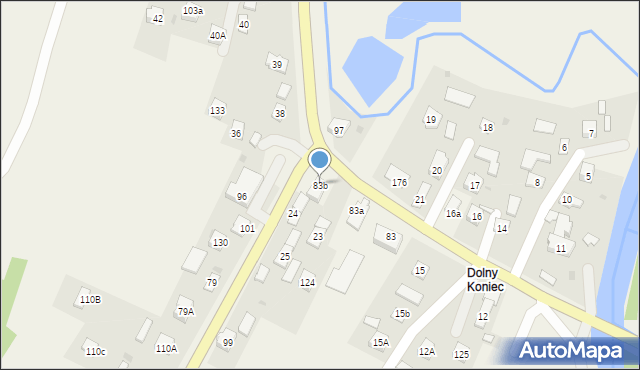 Hoczew, Hoczew, 83b, mapa Hoczew