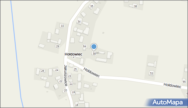 Hołdowiec, Hołdowiec, 30, mapa Hołdowiec