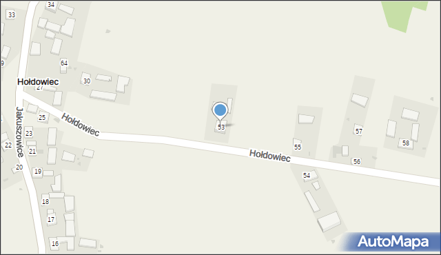 Hołdowiec, Hołdowiec, 53, mapa Hołdowiec