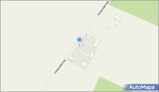 Holendernia, Holendernia, 2, mapa Holendernia