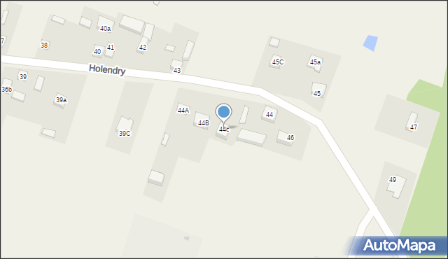 Holendry, Holendry, 44c, mapa Holendry