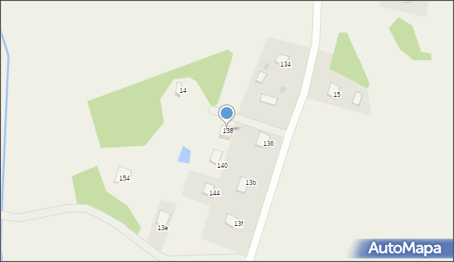 Holendry Baranowskie, Holendry Baranowskie, 138, mapa Holendry Baranowskie