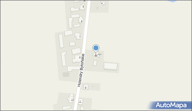 Holendry Bytońskie, Holendry Bytońskie, 8b, mapa Holendry Bytońskie