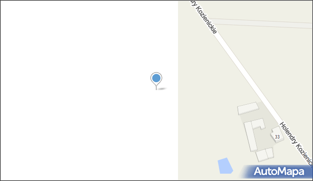 Holendry Kozienickie, Holendry Kozienickie, 34A, mapa Holendry Kozienickie