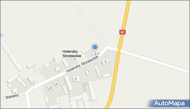 Holendry Strzeleckie, Holendry Strzeleckie, 5, mapa Holendry Strzeleckie