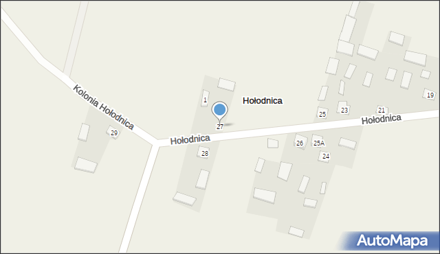 Hołodnica, Hołodnica, 27, mapa Hołodnica