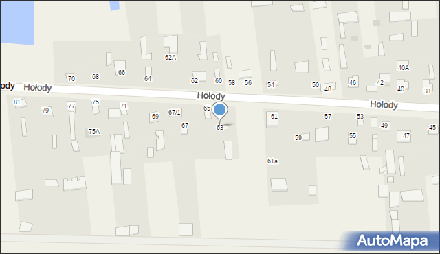 Hołody, Hołody, 63, mapa Hołody