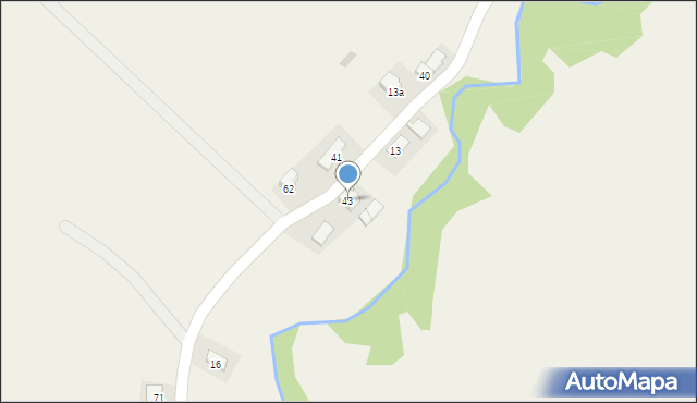 Hołuczków, Hołuczków, 43, mapa Hołuczków