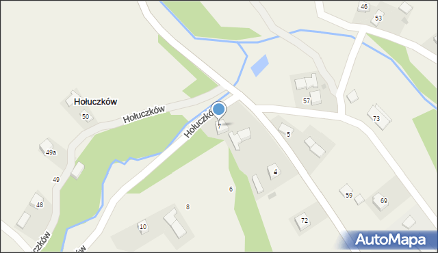 Hołuczków, Hołuczków, 7, mapa Hołuczków