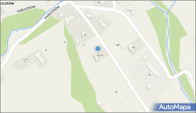 Hołuczków, Hołuczków, 72, mapa Hołuczków