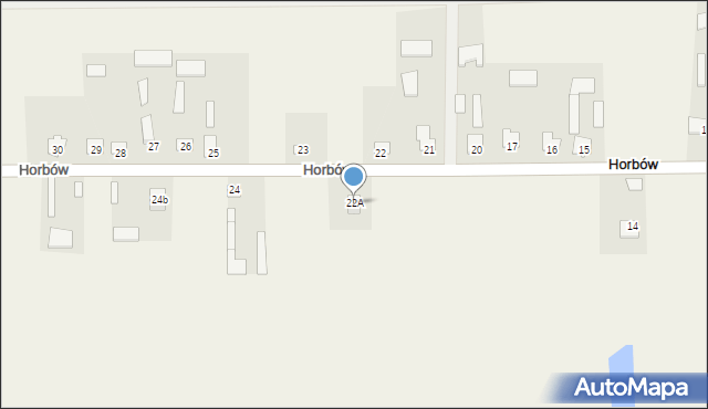 Horbów, Horbów, 22A, mapa Horbów