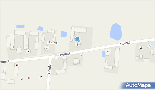 Hornigi, Hornigi, 4, mapa Hornigi