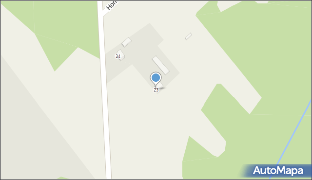 Hornostaje-Osada, Hornostaje-Osada, 23, mapa Hornostaje-Osada