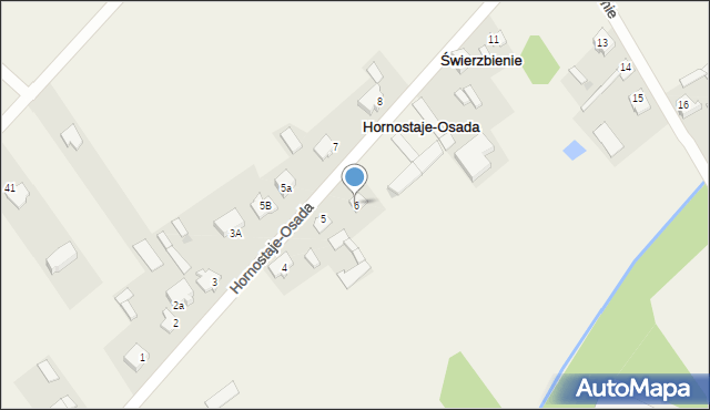 Hornostaje-Osada, Hornostaje-Osada, 6, mapa Hornostaje-Osada