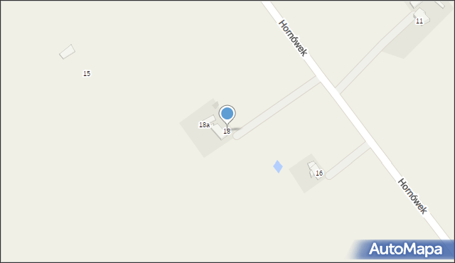 Hornówek, Hornówek, 18, mapa Hornówek