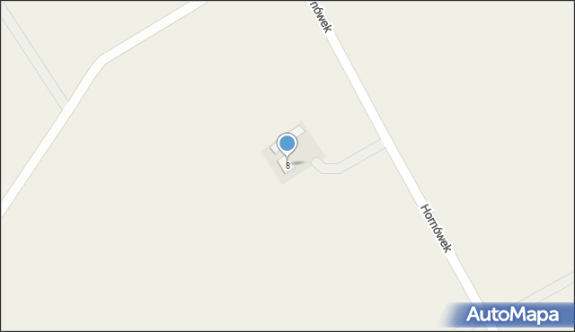 Hornówek, Hornówek, 8, mapa Hornówek