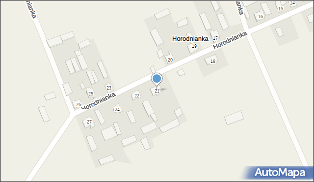 Horodnianka, Horodnianka, 21, mapa Horodnianka