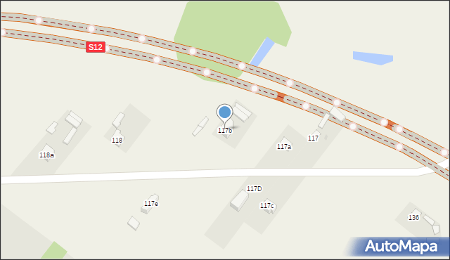 Horodyszcze, Horodyszcze, 117b, mapa Horodyszcze