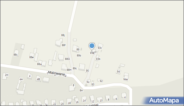 Horodyszcze, Horodyszcze, 93a, mapa Horodyszcze