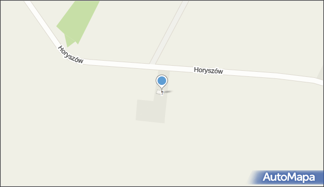 Horyszów, Horyszów, 7, mapa Horyszów