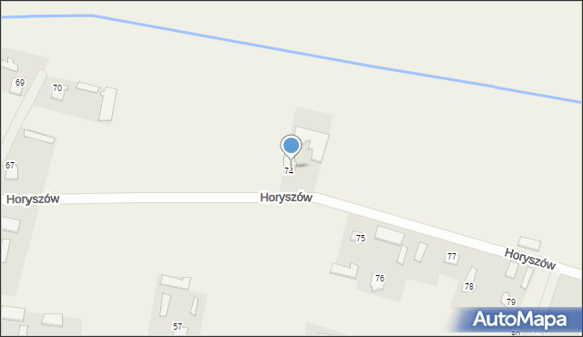 Horyszów, Horyszów, 74A, mapa Horyszów