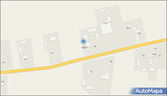 Hostynne-Kolonia, Hostynne-Kolonia, 59A, mapa Hostynne-Kolonia
