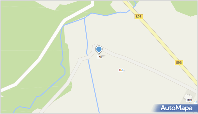 Hoszów, Hoszów, 1ba, mapa Hoszów