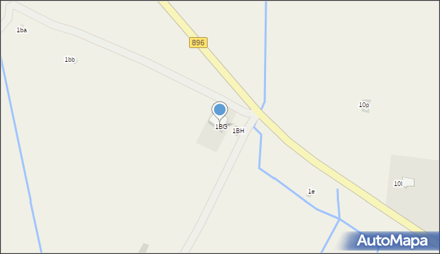 Hoszów, Hoszów, 1BG, mapa Hoszów