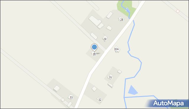 Hoszowczyk, Hoszowczyk, 30, mapa Hoszowczyk