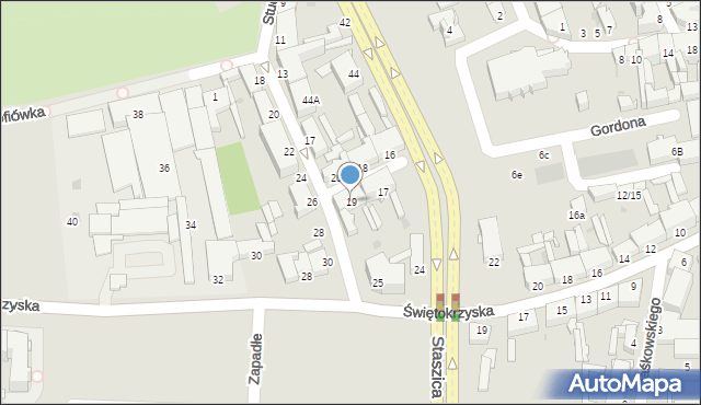 Inowrocław, Hoyera Henryka Fryderyka, 19, mapa Inowrocławia