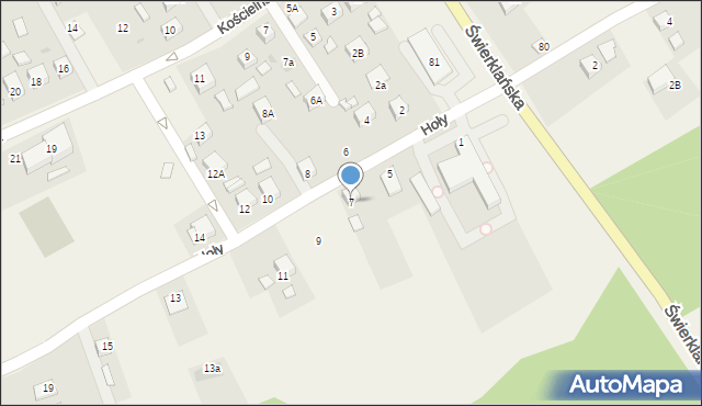 Jankowice, Hoły Feliksa, 7, mapa Jankowice