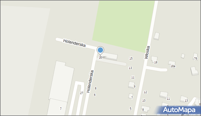 Jelcz-Laskowice, Holenderska, 10, mapa Jelcz-Laskowice