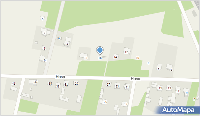 Nida, Hosa, 16, mapa Nida